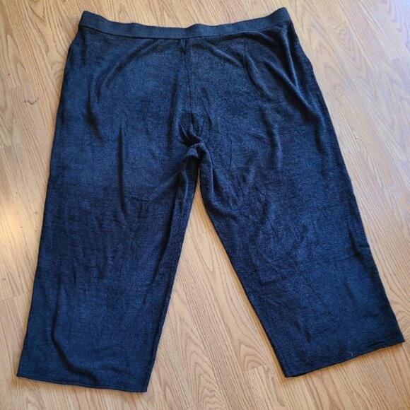 NEW NWT! BAREFOOT DREAMS COZYCHIC ULTRA LITE ROLLED EDGE ANKLE PANT KNIT  sz 3XP - Picture 4 of 7